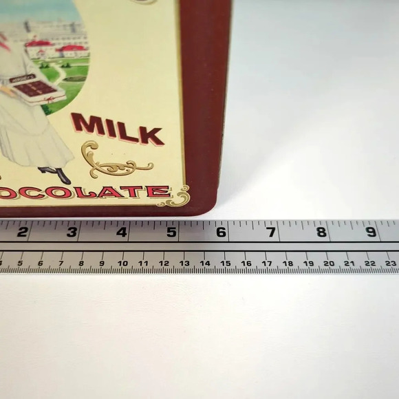 Vintage Hershey's Pure Milk Chocolate Tin Box Canister - Picture 6 of 7